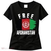 Free Afghanistan AFG Flag Women's T-Shirt thumb 0