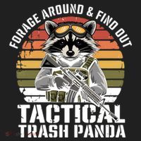 Forage Around And Find Out Tactical Trash Panda Funny Raccoon Meaningful Gift Women's Sweatshirt thumb 2