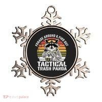 Forage Around And Find Out Tactical Trash Panda Funny Raccoon Meaningful Gift Ornament thumb 0