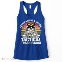 Forage Around And Find Out Tactical Trash Panda Funny Raccoon Meaningful Gift Women's Tank Top thumb 0