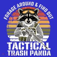Forage Around And Find Out Tactical Trash Panda Funny Raccoon Meaningful Gift Women's Tank Top thumb 5