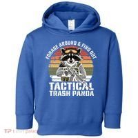 Forage Around And Find Out Tactical Trash Panda Funny Raccoon Meaningful Gift Toddler Hoodie thumb 0