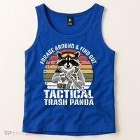 Forage Around And Find Out Tactical Trash Panda Funny Raccoon Meaningful Gift Tank Top thumb 2