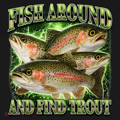 Fish Around And Find Trout Toddler Zip Fleece Hoodie