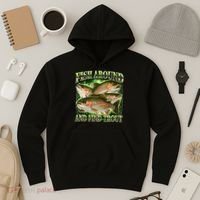 Fish Around And Find Trout Hoodie thumb 3