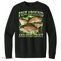 Fish Around And Find Trout V.I.T. Fleece Crew Sweatshirt thumb 0