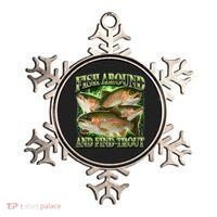 Fish Around And Find Trout Ornament thumb 0