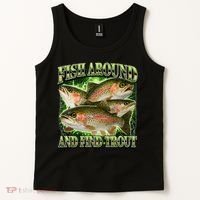 Fish Around And Find Trout Tank Top thumb 2