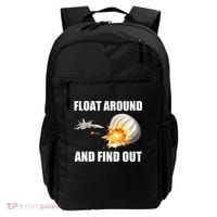 Float Around And Find Out Military Jet Shooting Balloon Backpack thumb 0
