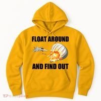 Float Around And Find Out Military Jet Shooting Balloon Hoodie thumb 0