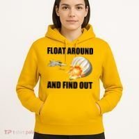 Float Around And Find Out Military Jet Shooting Balloon Hoodie thumb 5