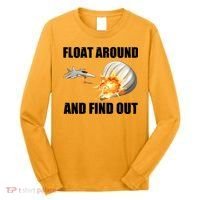 Float Around And Find Out Military Jet Shooting Balloon Long Sleeve Shirt thumb 0