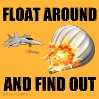 Float Around And Find Out Military Jet Shooting Balloon Sweatshirt thumb 2