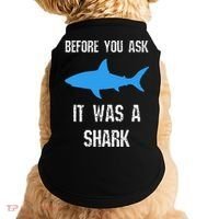Funny Ampu Amputation Surgery Shark Humor Doggie Tank thumb 0