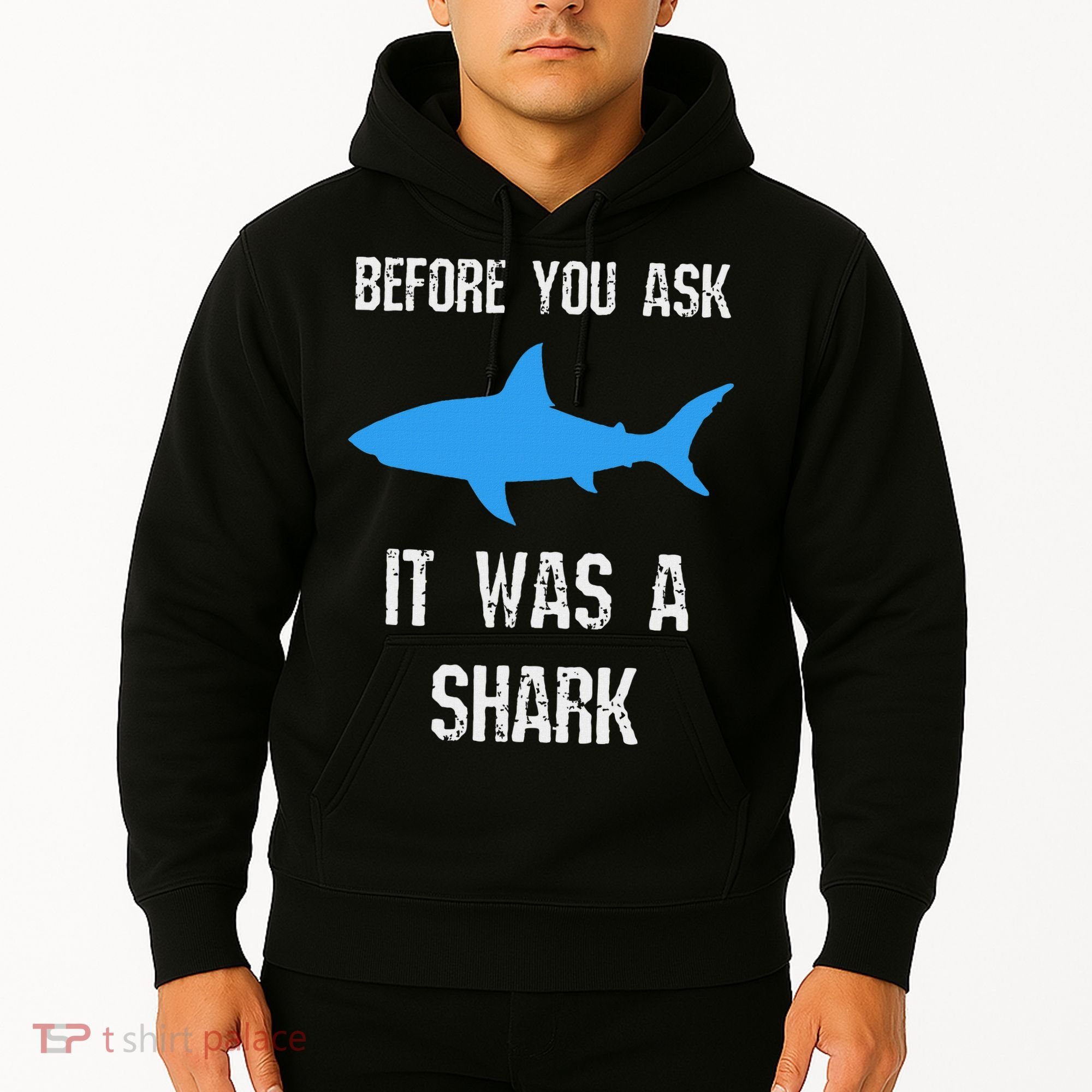 Funny Ampu Amputation Surgery Shark Humor Hoodie