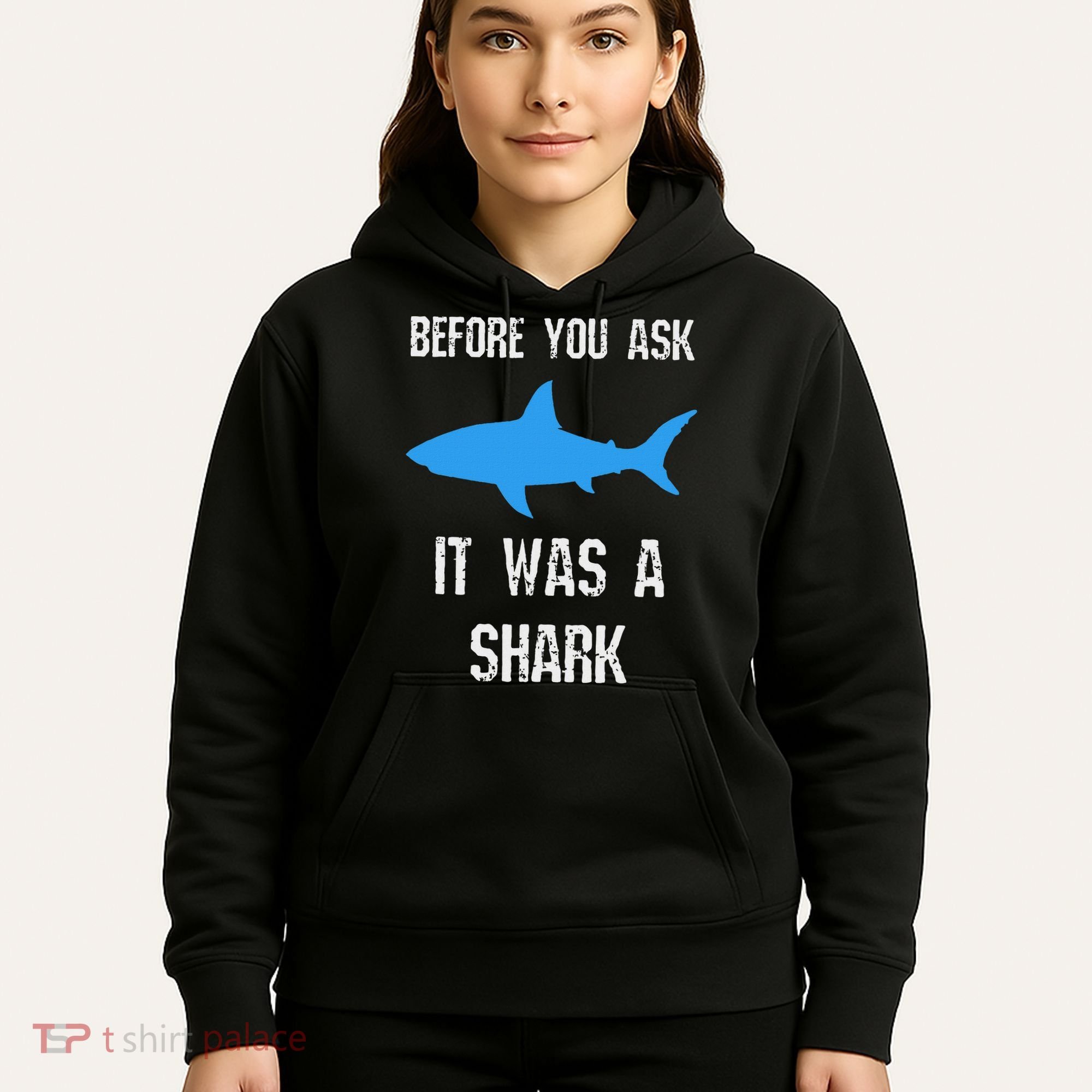 Funny Ampu Amputation Surgery Shark Humor Hoodie