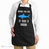 Funny Ampu Amputation Surgery Shark Humor Apron thumb 2