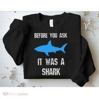 Funny Ampu Amputation Surgery Shark Humor Sweatshirt thumb 2