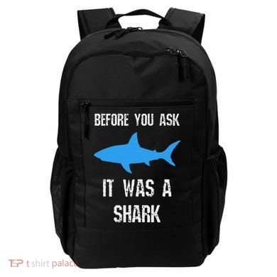 Funny Ampu Amputation Surgery Shark Humor Backpack