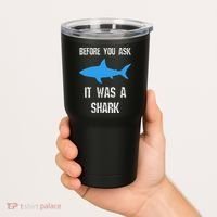 Funny Ampu Amputation Surgery Shark Humor Tumbler thumb 2
