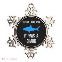 Funny Ampu Amputation Surgery Shark Humor Ornament thumb 0