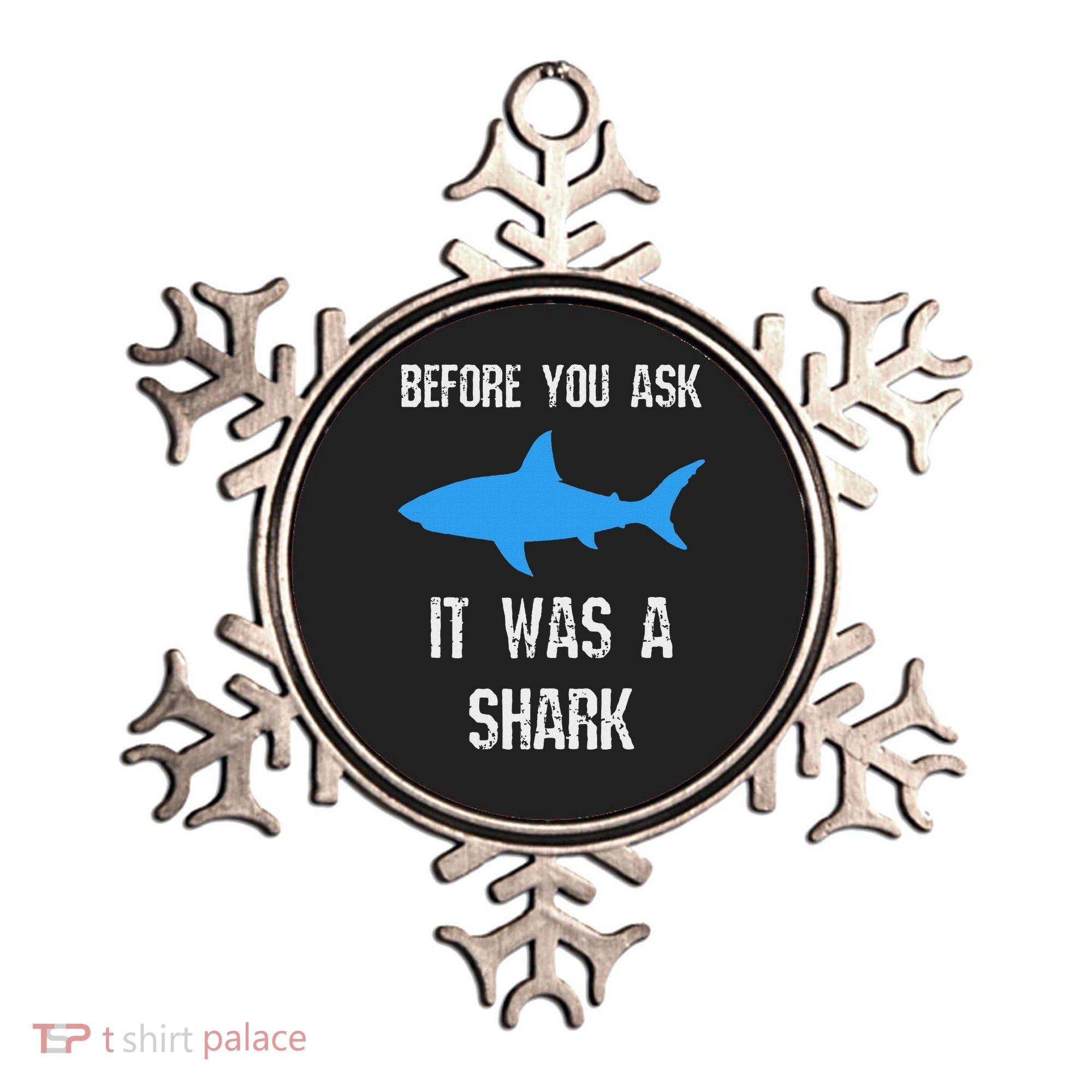Funny Ampu Amputation Surgery Shark Humor Ornament