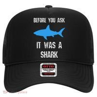 Funny Ampu Amputation Surgery Shark Humor Hat thumb 0