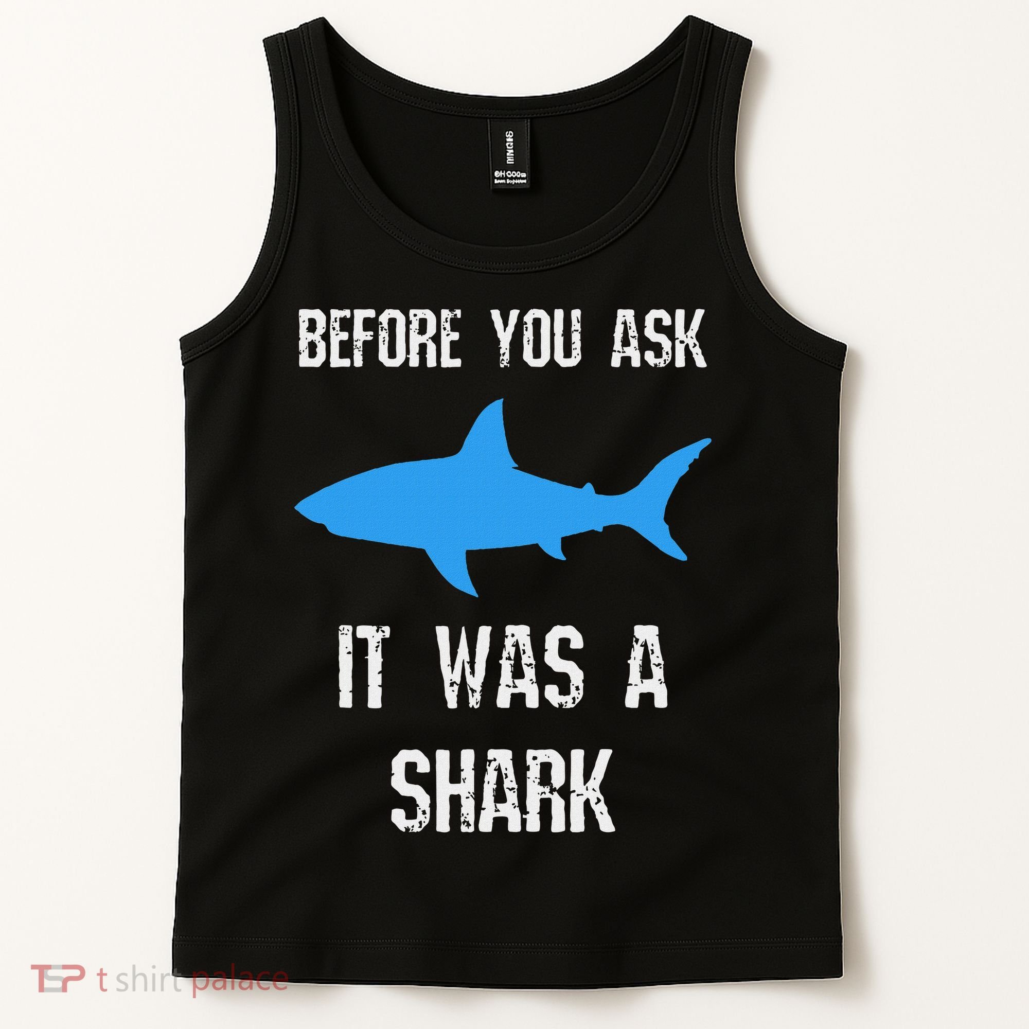 Funny Ampu Amputation Surgery Shark Humor Tank Top