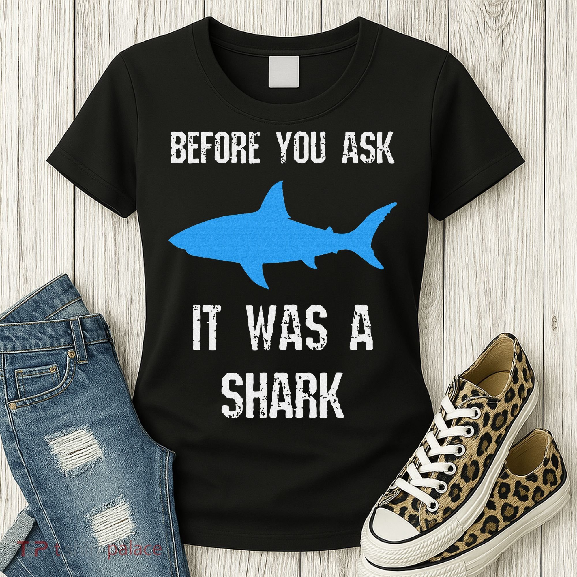 Funny Ampu Amputation Surgery Shark Humor Women's T-Shirt