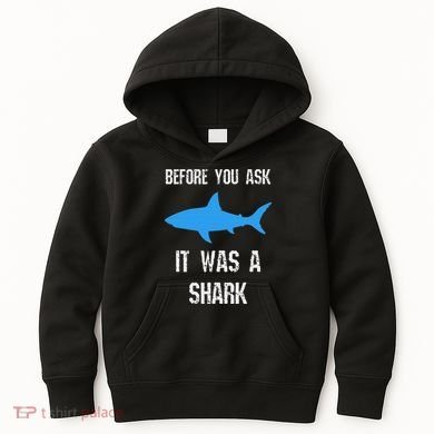 Funny Ampu Amputation Surgery Shark Humor Kids Hoodie