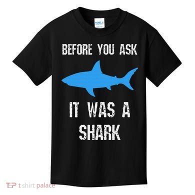 Funny Ampu Amputation Surgery Shark Humor Kids T-Shirt