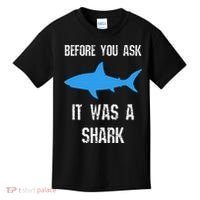 Funny Ampu Amputation Surgery Shark Humor Kids T-Shirt thumb 0