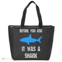 Funny Ampu Amputation Surgery Shark Humor Tote Bag thumb 0