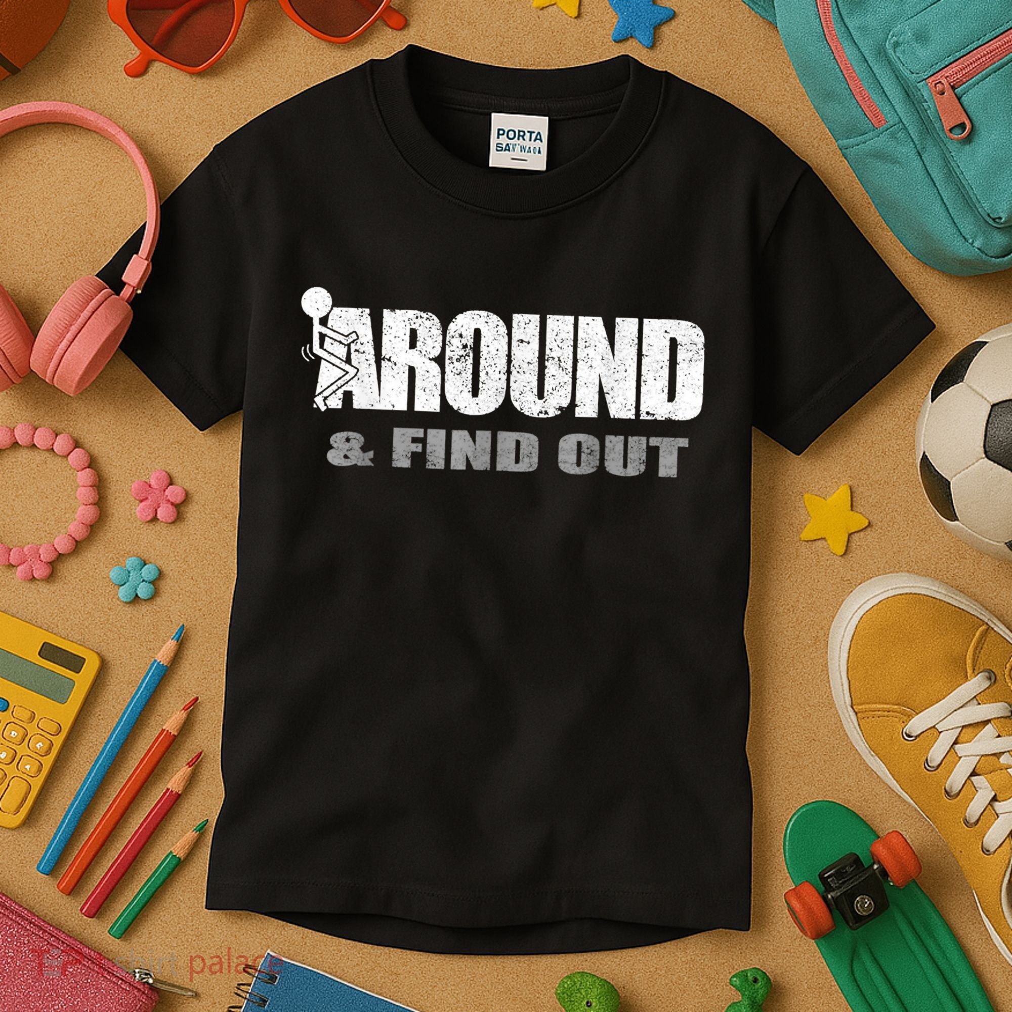Fuck Around And Find Out Kids T-Shirt