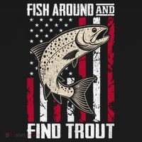 Fish Around And Find Trout Funny Fishing Women's Hoodie thumb 2