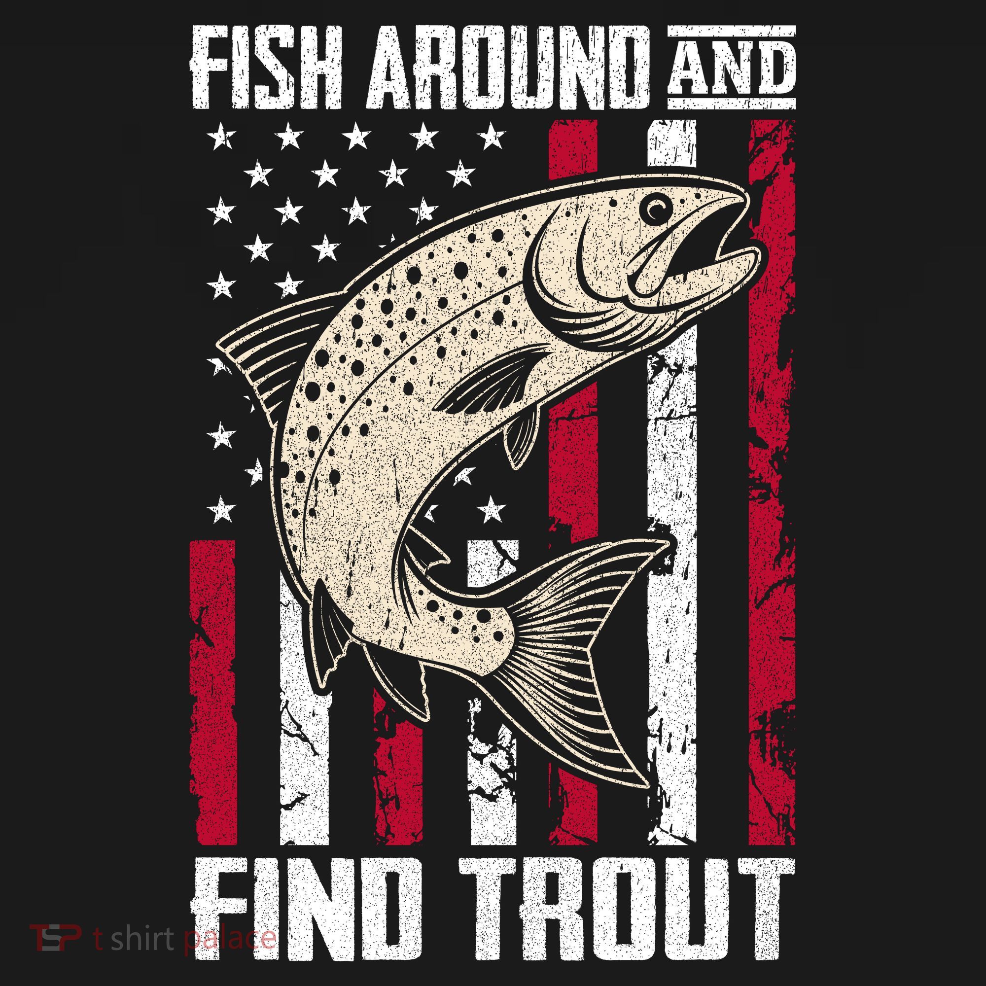 Fish Around And Find Trout Funny Fishing Women's Hoodie