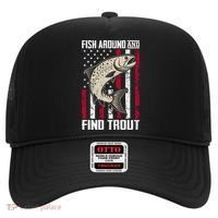 Fish Around And Find Trout Funny Fishing Hat thumb 0