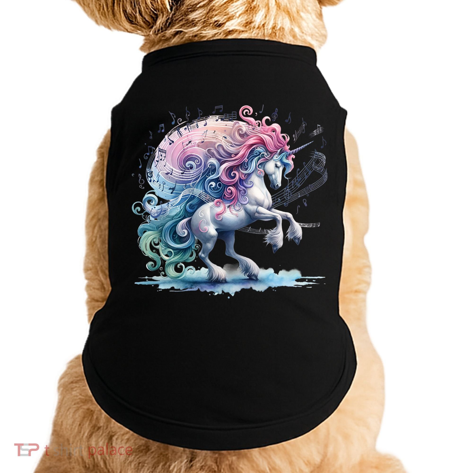 Fantasy Animals Amazing Musical Unicorn Friends Cute Gift Doggie Tank