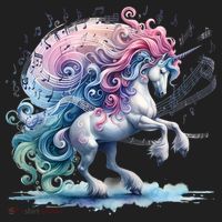 Fantasy Animals Amazing Musical Unicorn Friends Cute Gift Beanie thumb 2