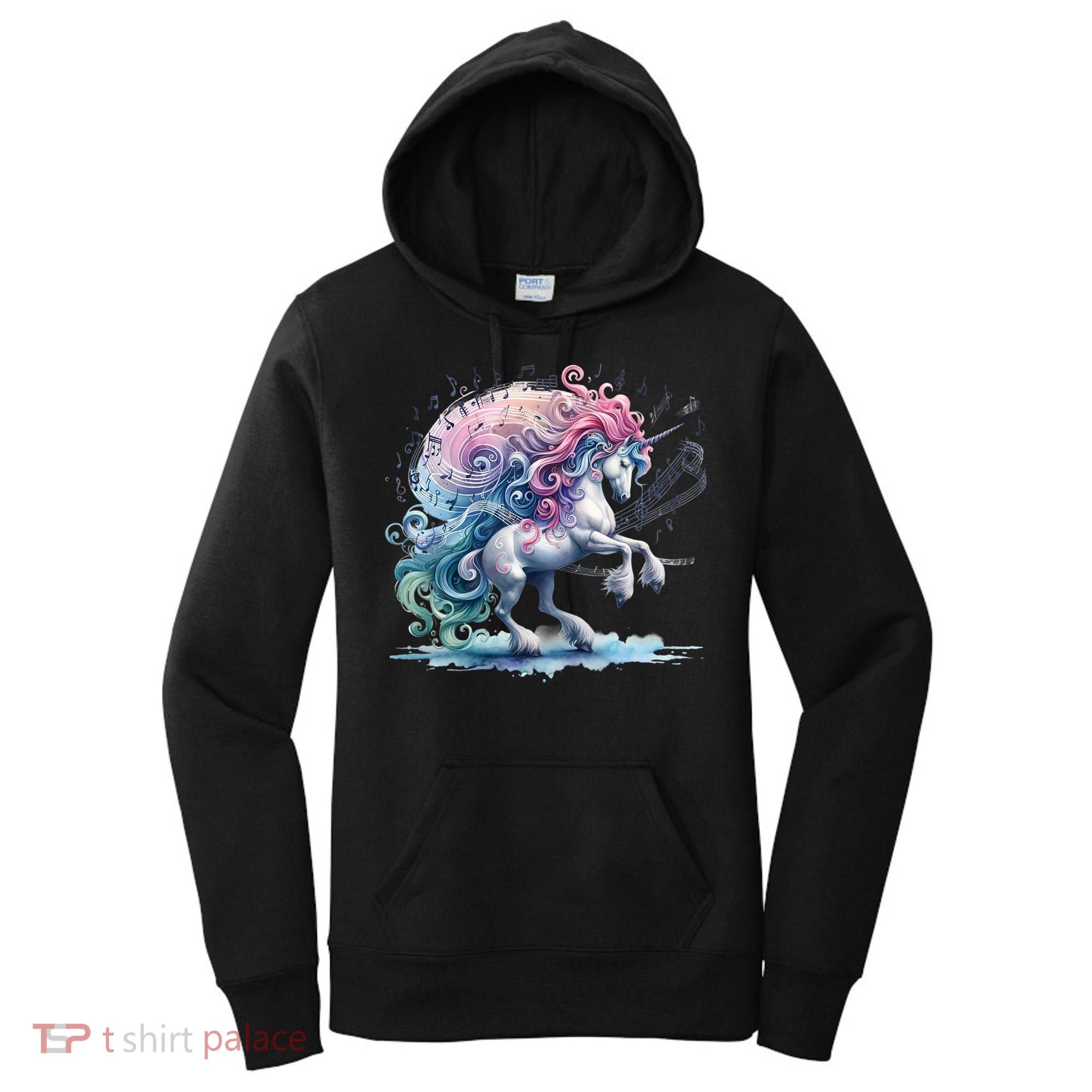 Fantasy Animals Amazing Musical Unicorn Friends Cute Gift Women's Hoodie