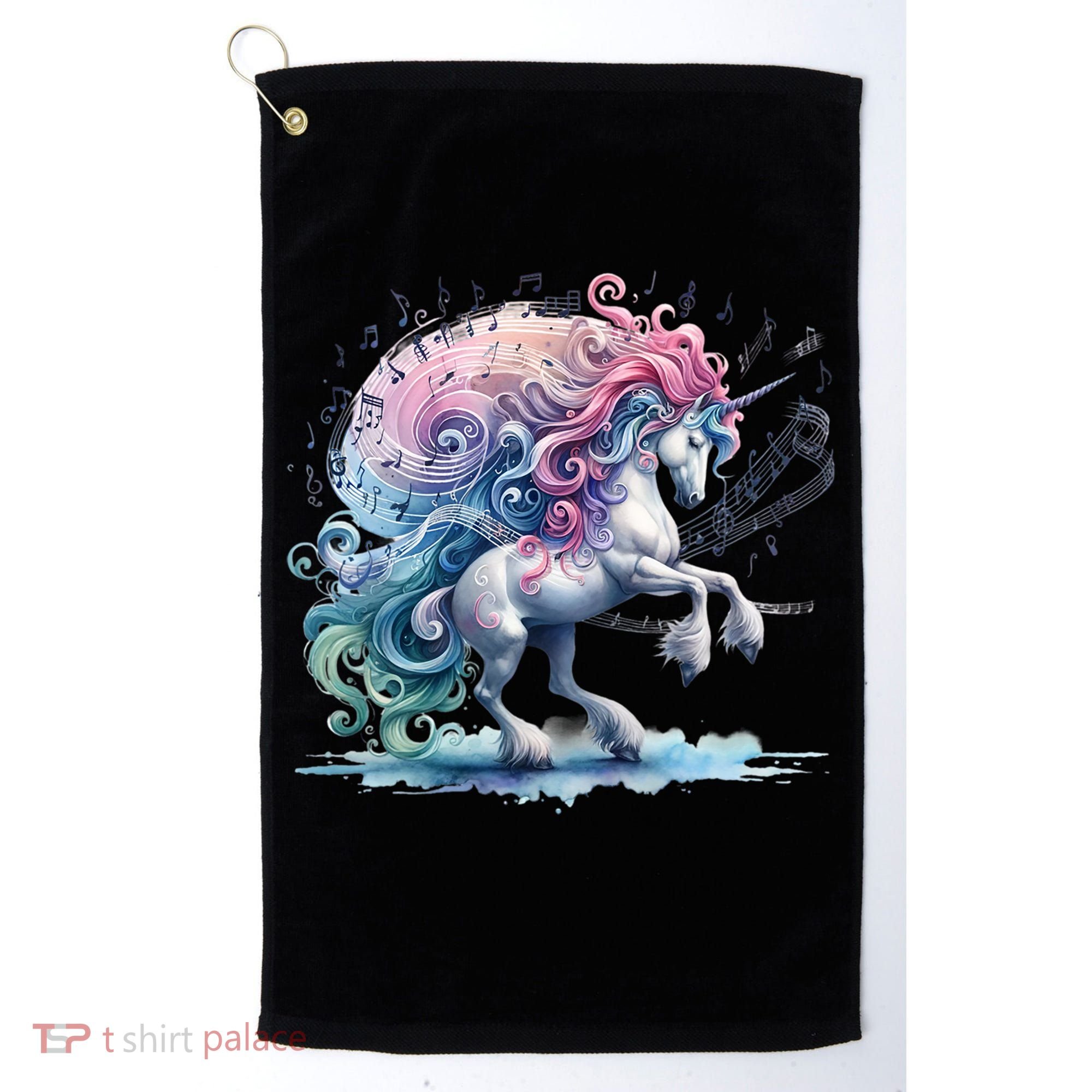 Fantasy Animals Amazing Musical Unicorn Friends Cute Gift Golf Towel