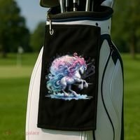 Fantasy Animals Amazing Musical Unicorn Friends Cute Gift Golf Towel thumb 2