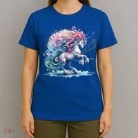 Fantasy Animals Amazing Musical Unicorn Friends Cute Gift T-Shirt thumb 4