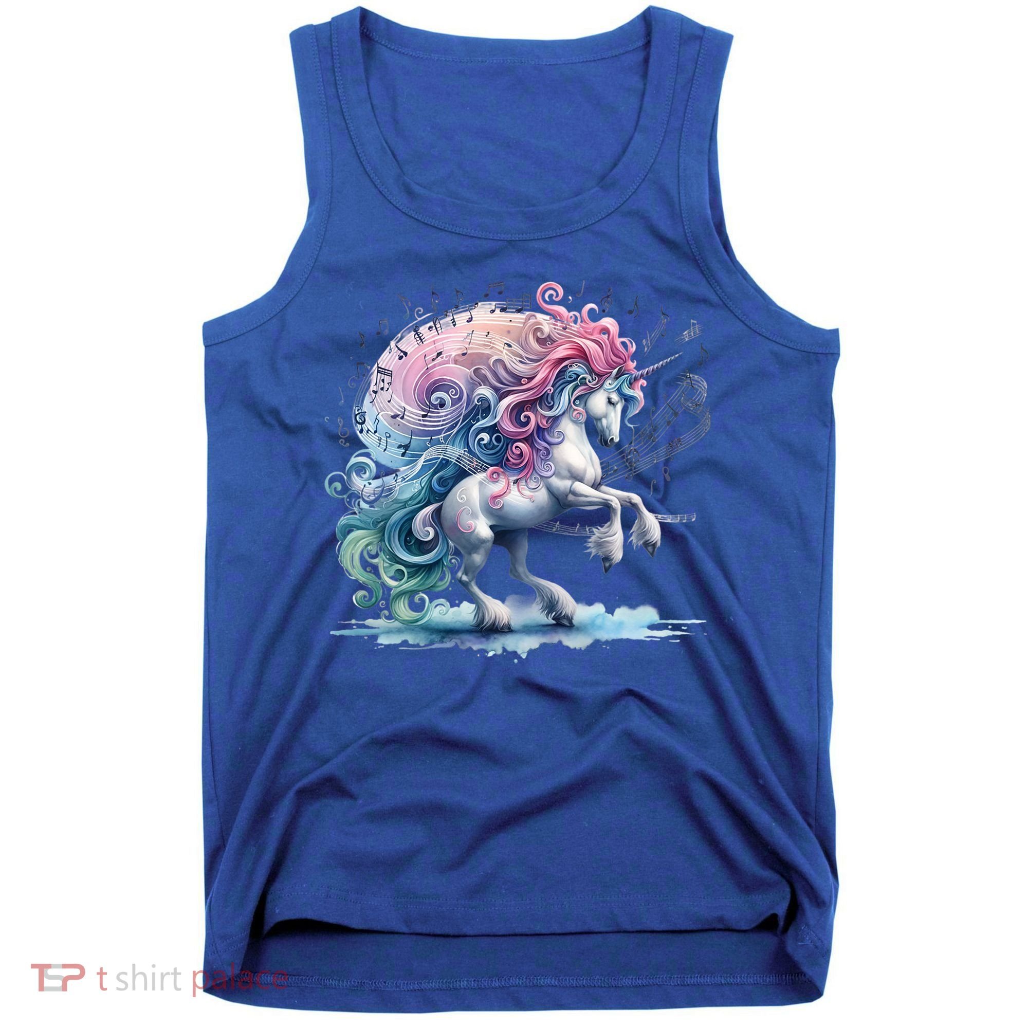 Fantasy Animals Amazing Musical Unicorn Friends Cute Gift Tank Top
