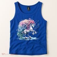 Fantasy Animals Amazing Musical Unicorn Friends Cute Gift Tank Top thumb 2