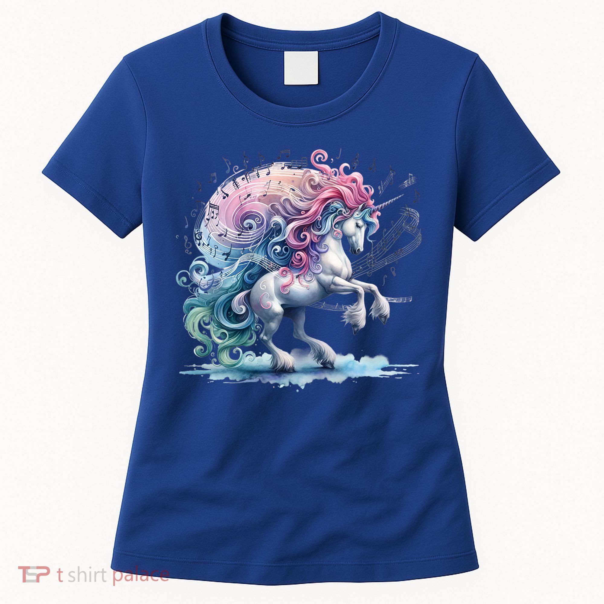 Fantasy Animals Amazing Musical Unicorn Friends Cute Gift Women's T-Shirt