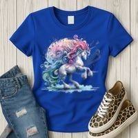 Fantasy Animals Amazing Musical Unicorn Friends Cute Gift Women's T-Shirt thumb 3