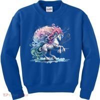 Fantasy Animals Amazing Musical Unicorn Friends Cute Gift Kids Sweatshirt thumb 0
