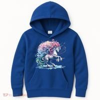 Fantasy Animals Amazing Musical Unicorn Friends Cute Gift Kids Hoodie thumb 0