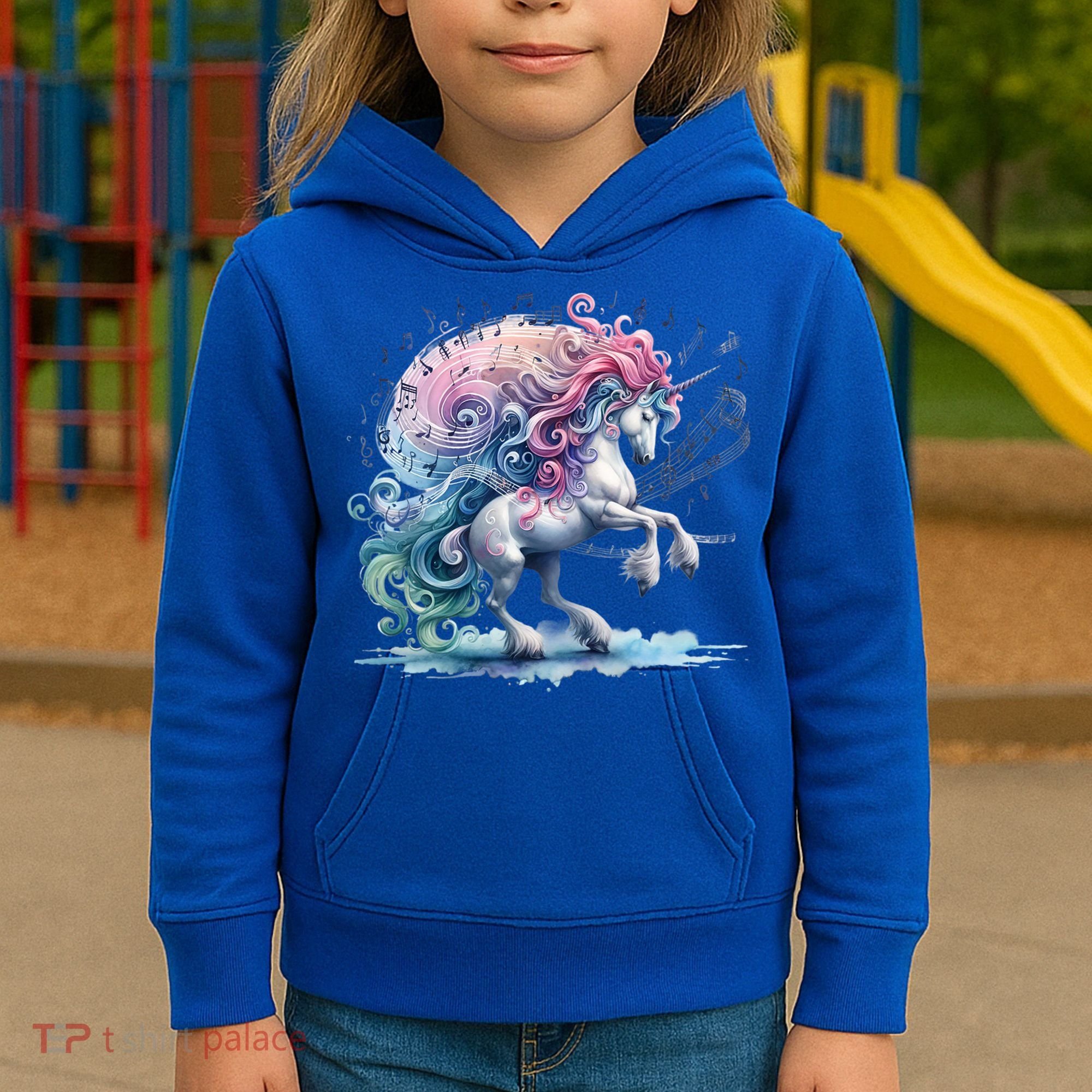Fantasy Animals Amazing Musical Unicorn Friends Cute Gift Kids Hoodie